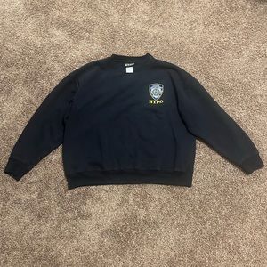 NYPD branded sweatshirt Navy/Blue unisex